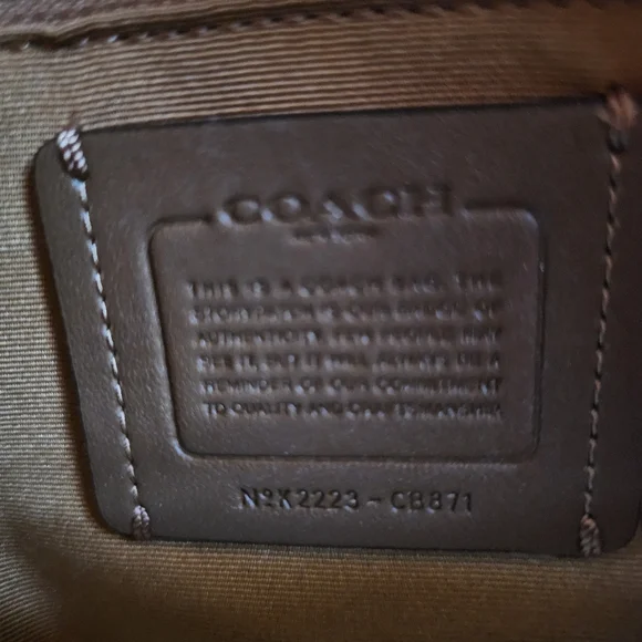 Coach Brown Backpack - Picture 4 of 6